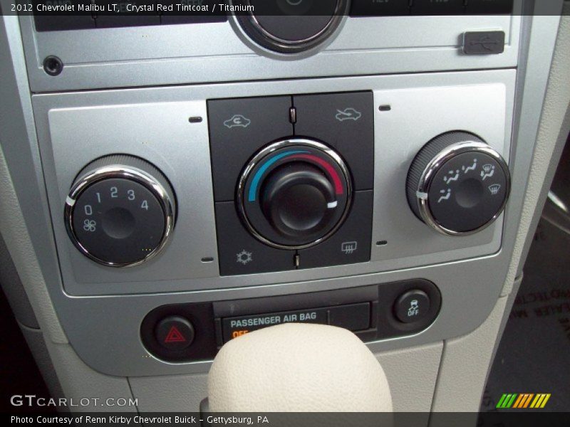 Crystal Red Tintcoat / Titanium 2012 Chevrolet Malibu LT