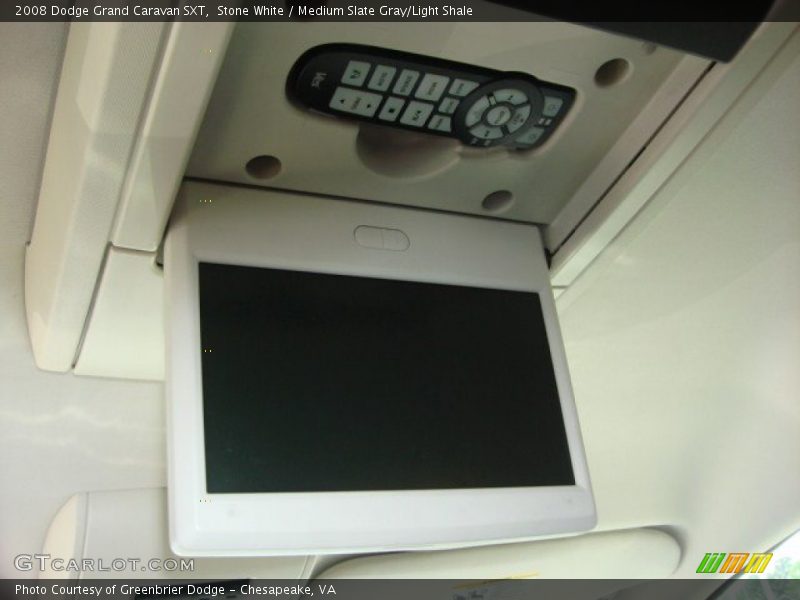 Stone White / Medium Slate Gray/Light Shale 2008 Dodge Grand Caravan SXT