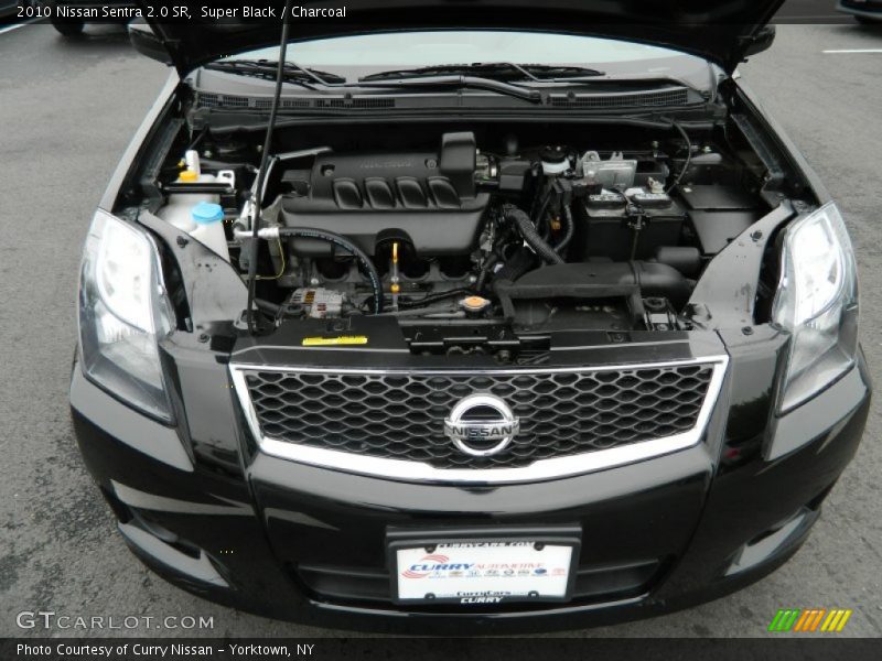 Super Black / Charcoal 2010 Nissan Sentra 2.0 SR