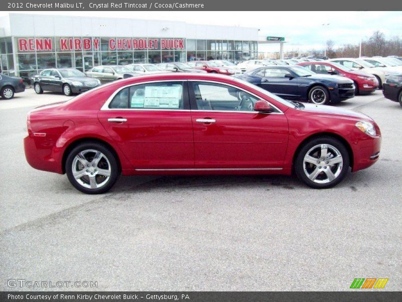 Crystal Red Tintcoat / Cocoa/Cashmere 2012 Chevrolet Malibu LT
