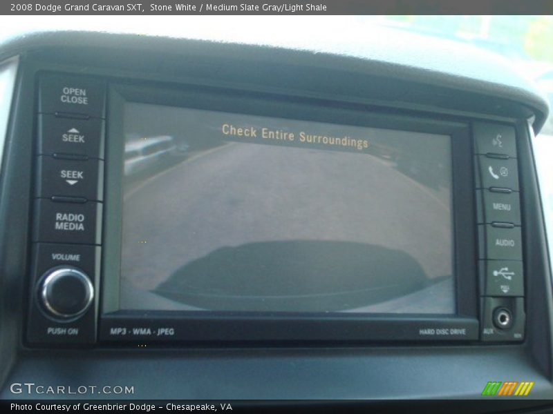 Stone White / Medium Slate Gray/Light Shale 2008 Dodge Grand Caravan SXT