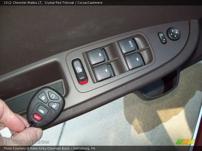 Crystal Red Tintcoat / Cocoa/Cashmere 2012 Chevrolet Malibu LT