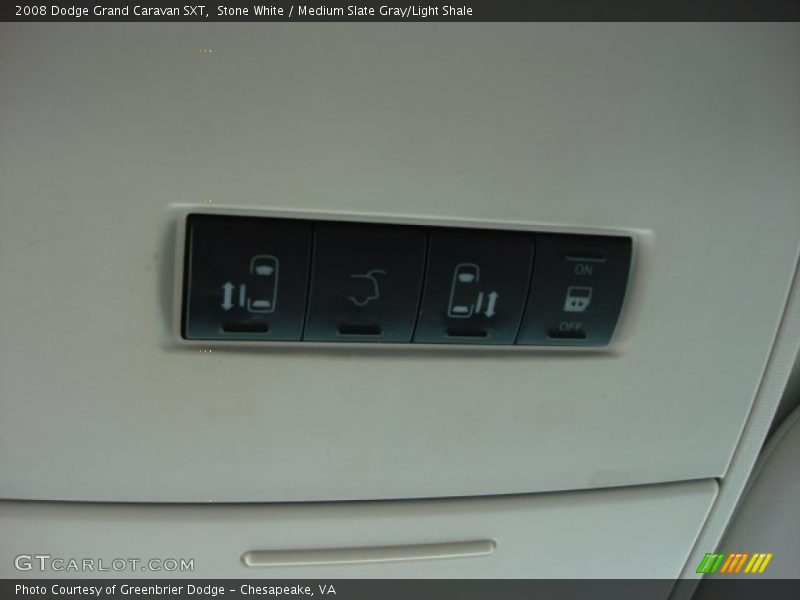 Stone White / Medium Slate Gray/Light Shale 2008 Dodge Grand Caravan SXT