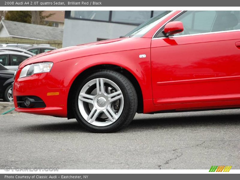 Brilliant Red / Black 2008 Audi A4 2.0T quattro Sedan