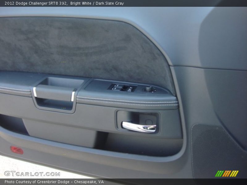 Bright White / Dark Slate Gray 2012 Dodge Challenger SRT8 392