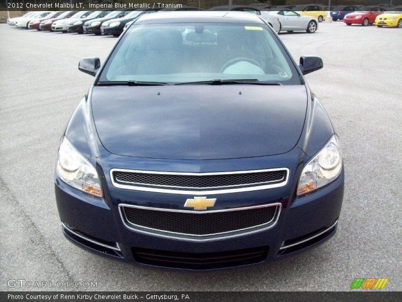 Imperial Blue Metallic / Titanium 2012 Chevrolet Malibu LT