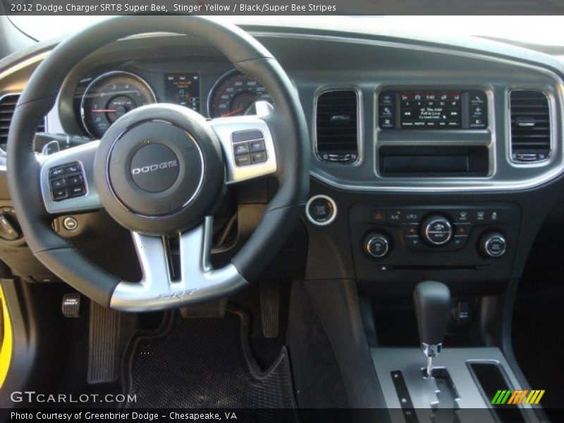 Dashboard of 2012 Charger SRT8 Super Bee