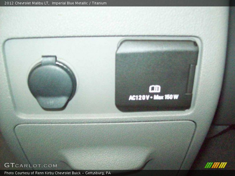 Imperial Blue Metallic / Titanium 2012 Chevrolet Malibu LT