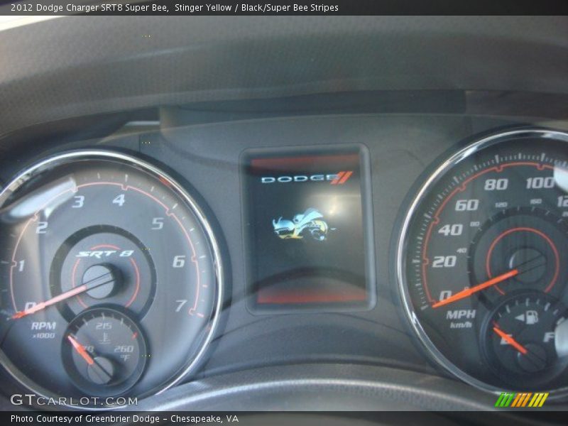  2012 Charger SRT8 Super Bee SRT8 Super Bee Gauges