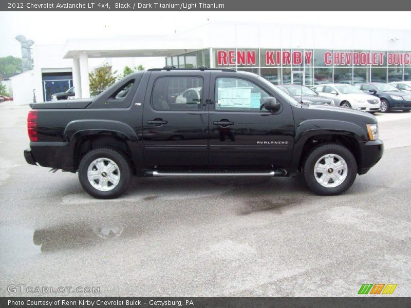 Black / Dark Titanium/Light Titanium 2012 Chevrolet Avalanche LT 4x4