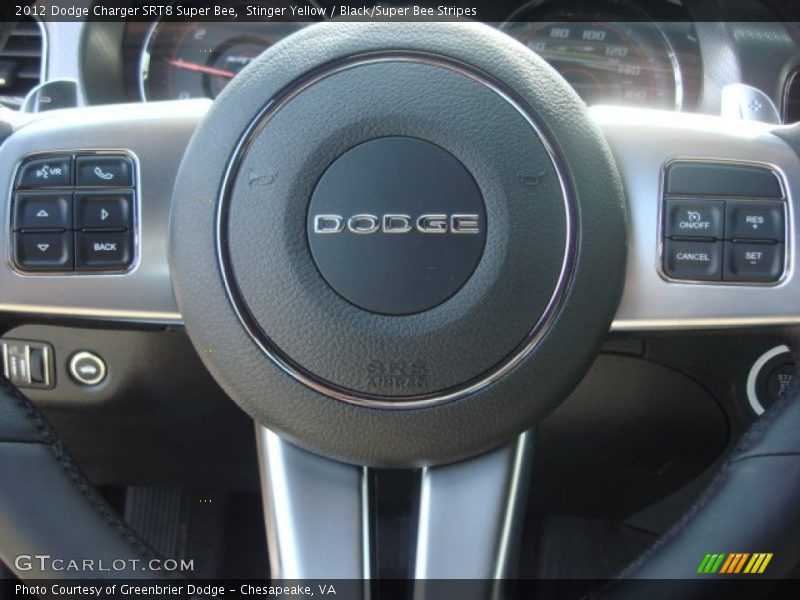 Controls of 2012 Charger SRT8 Super Bee