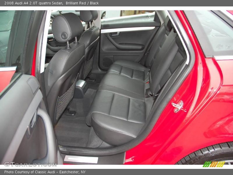 Brilliant Red / Black 2008 Audi A4 2.0T quattro Sedan