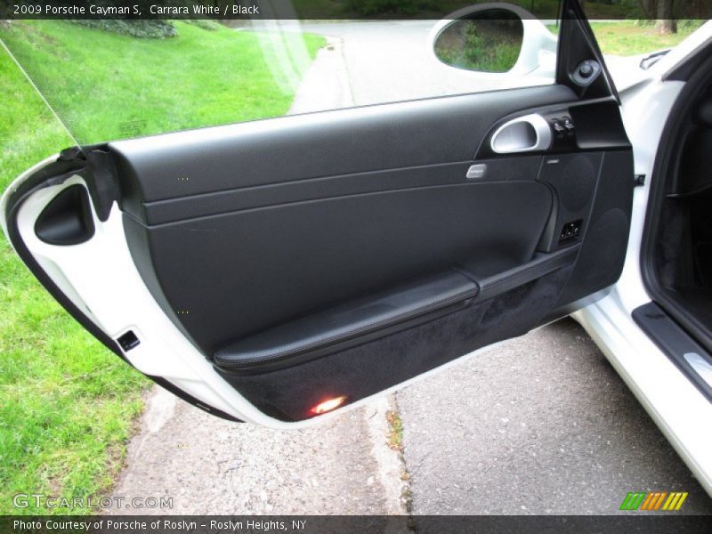 Carrara White / Black 2009 Porsche Cayman S