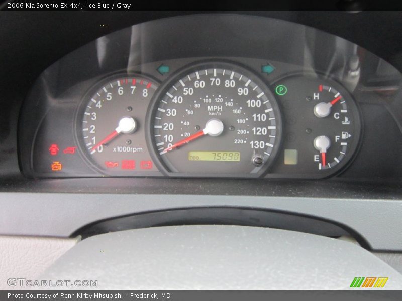 Ice Blue / Gray 2006 Kia Sorento EX 4x4