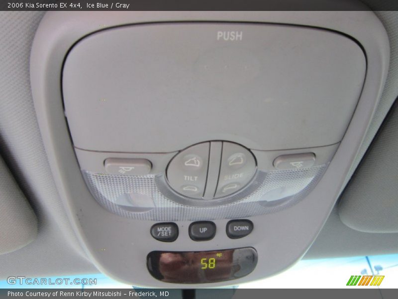 Ice Blue / Gray 2006 Kia Sorento EX 4x4