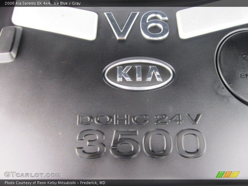 Ice Blue / Gray 2006 Kia Sorento EX 4x4