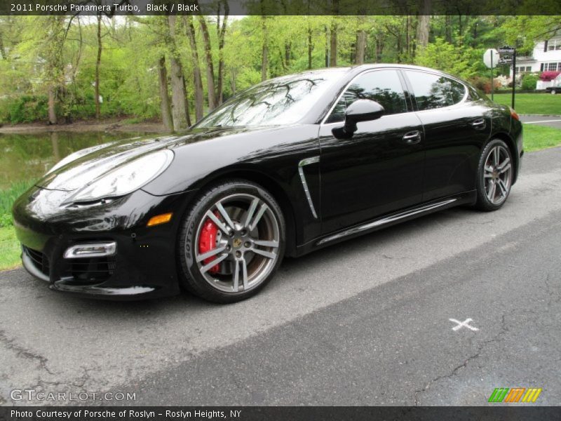 Black / Black 2011 Porsche Panamera Turbo