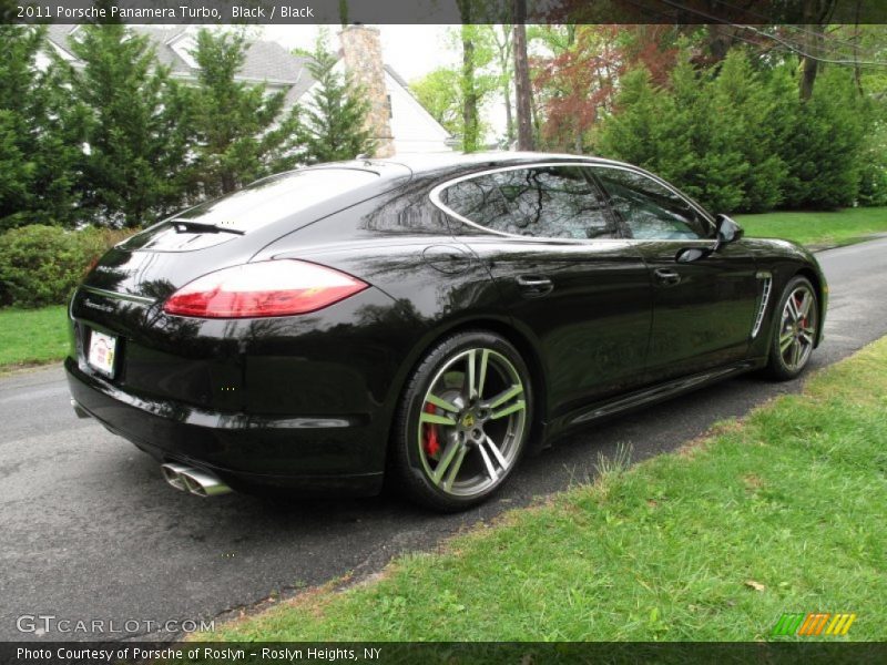 Black / Black 2011 Porsche Panamera Turbo