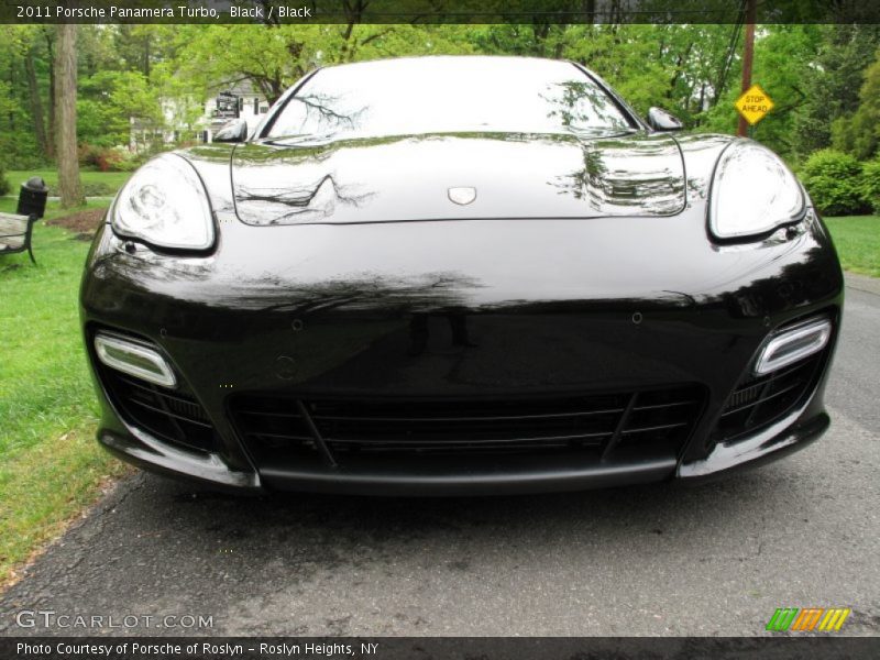 Black / Black 2011 Porsche Panamera Turbo