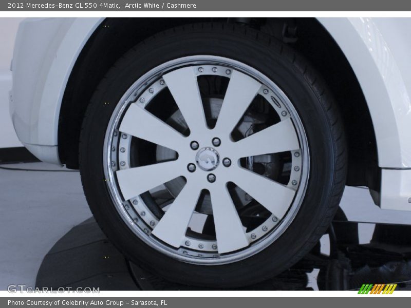 Arctic White / Cashmere 2012 Mercedes-Benz GL 550 4Matic