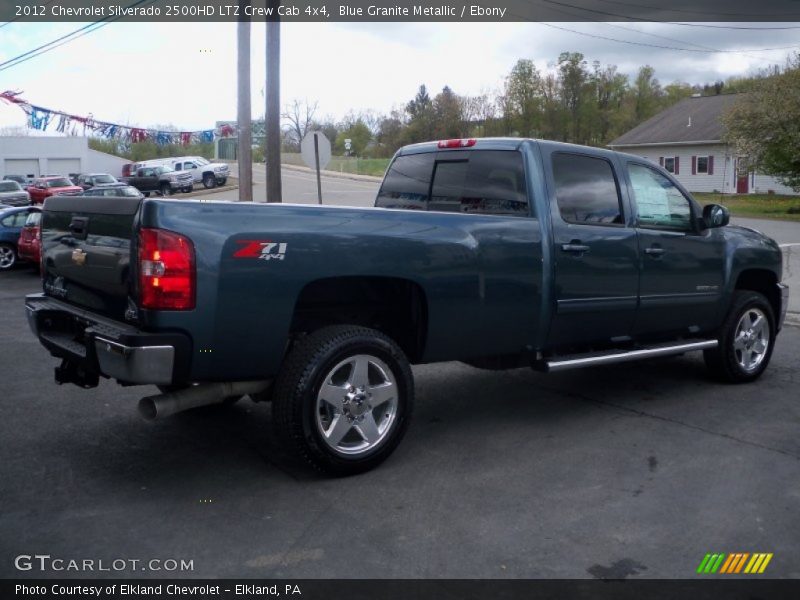 Blue Granite Metallic / Ebony 2012 Chevrolet Silverado 2500HD LTZ Crew Cab 4x4