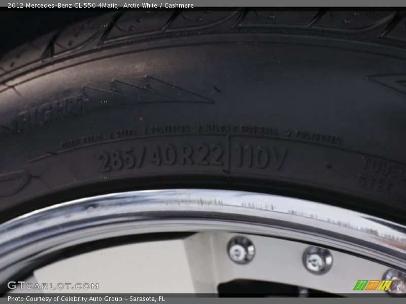 Arctic White / Cashmere 2012 Mercedes-Benz GL 550 4Matic