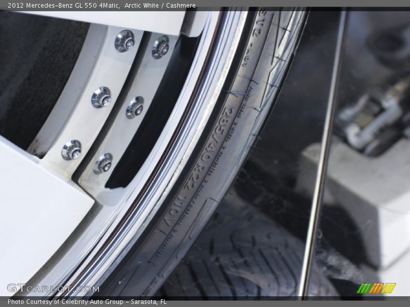 Arctic White / Cashmere 2012 Mercedes-Benz GL 550 4Matic