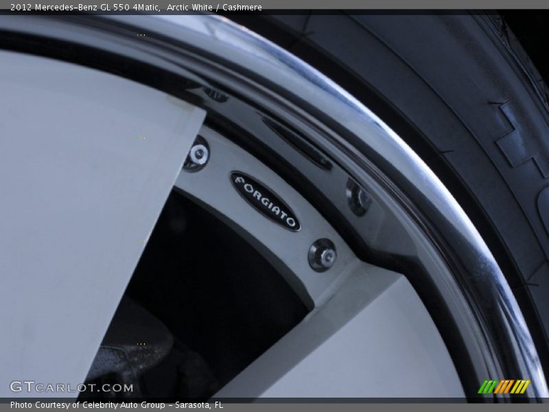 Arctic White / Cashmere 2012 Mercedes-Benz GL 550 4Matic