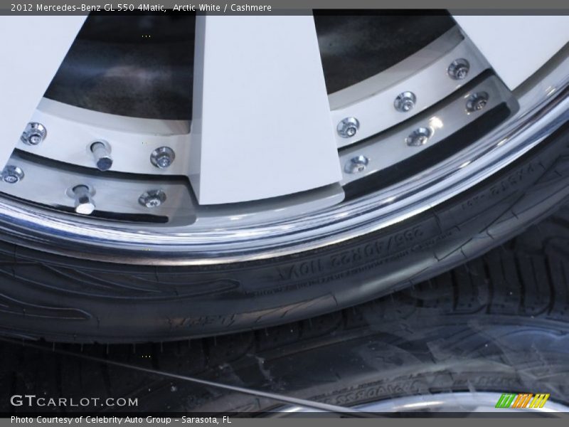 Arctic White / Cashmere 2012 Mercedes-Benz GL 550 4Matic