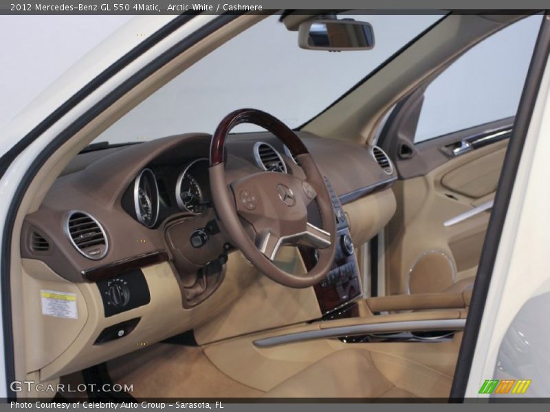 Arctic White / Cashmere 2012 Mercedes-Benz GL 550 4Matic