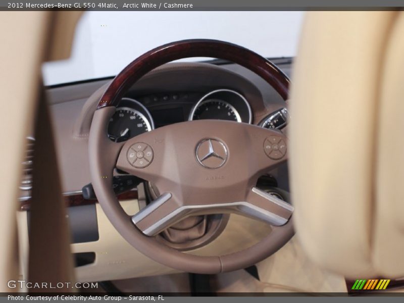 Arctic White / Cashmere 2012 Mercedes-Benz GL 550 4Matic