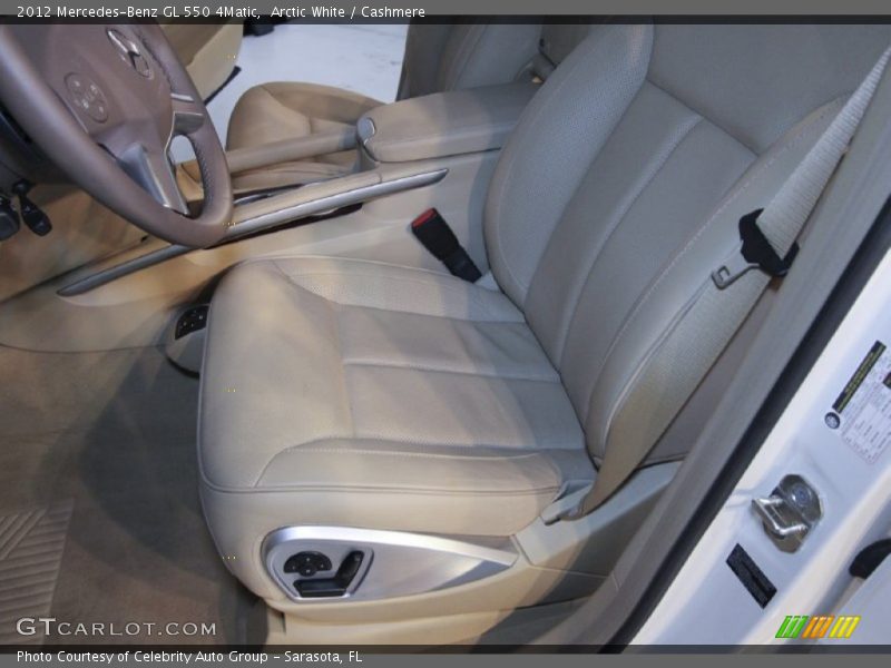 Arctic White / Cashmere 2012 Mercedes-Benz GL 550 4Matic