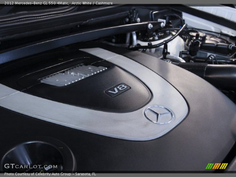 Arctic White / Cashmere 2012 Mercedes-Benz GL 550 4Matic