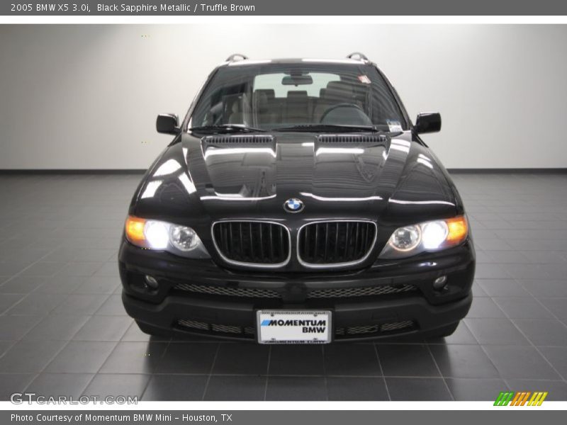 Black Sapphire Metallic / Truffle Brown 2005 BMW X5 3.0i