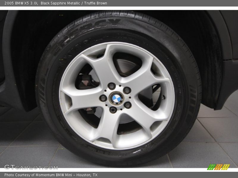 Black Sapphire Metallic / Truffle Brown 2005 BMW X5 3.0i