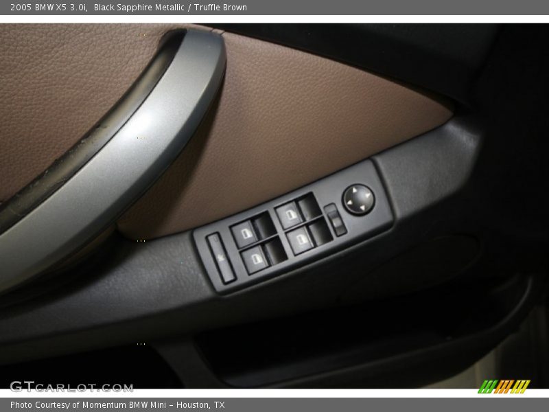Black Sapphire Metallic / Truffle Brown 2005 BMW X5 3.0i