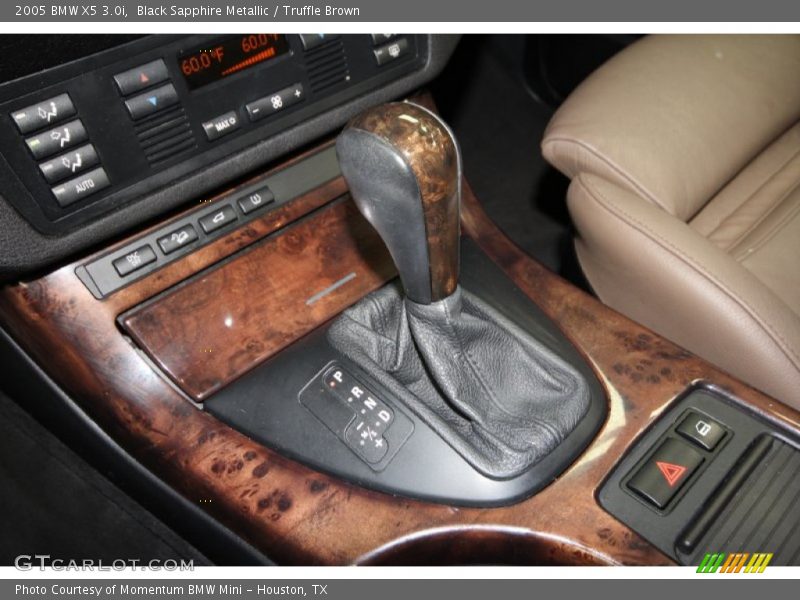 Black Sapphire Metallic / Truffle Brown 2005 BMW X5 3.0i