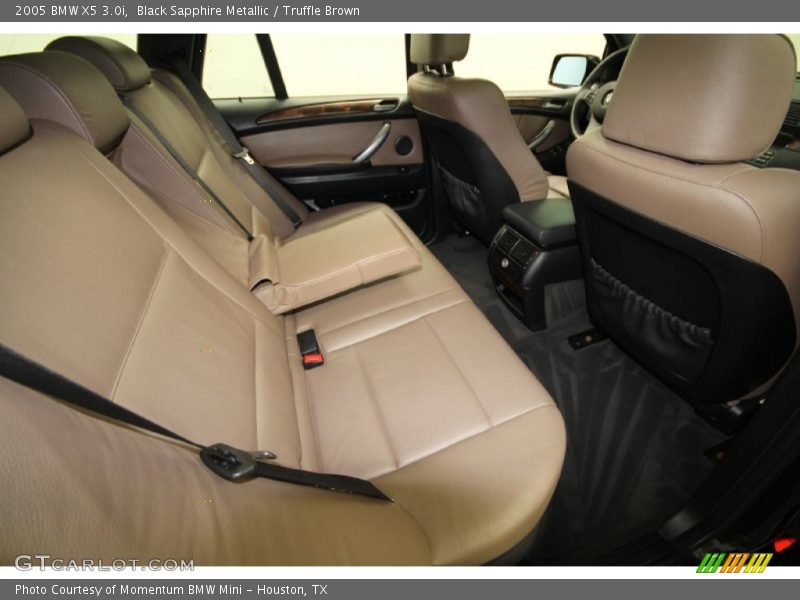 Black Sapphire Metallic / Truffle Brown 2005 BMW X5 3.0i