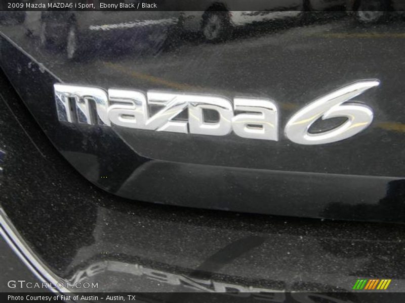 Ebony Black / Black 2009 Mazda MAZDA6 i Sport