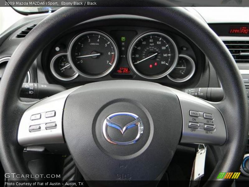 Ebony Black / Black 2009 Mazda MAZDA6 i Sport