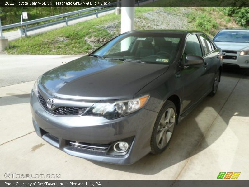 Magnetic Gray Metallic / Black 2012 Toyota Camry SE V6