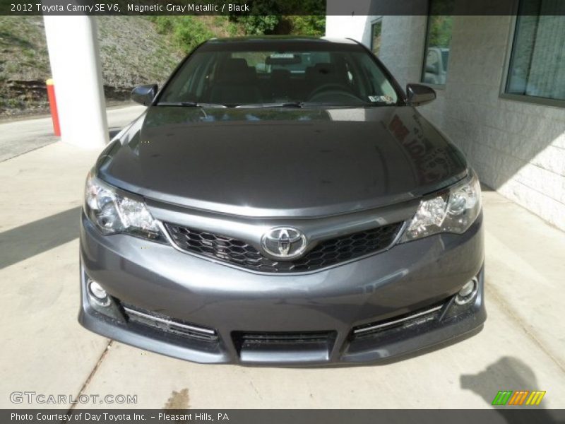 Magnetic Gray Metallic / Black 2012 Toyota Camry SE V6