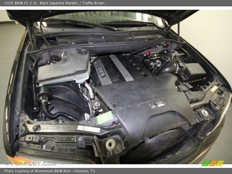 Black Sapphire Metallic / Truffle Brown 2005 BMW X5 3.0i