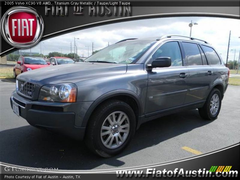 Titanium Gray Metallic / Taupe/Light Taupe 2005 Volvo XC90 V8 AWD