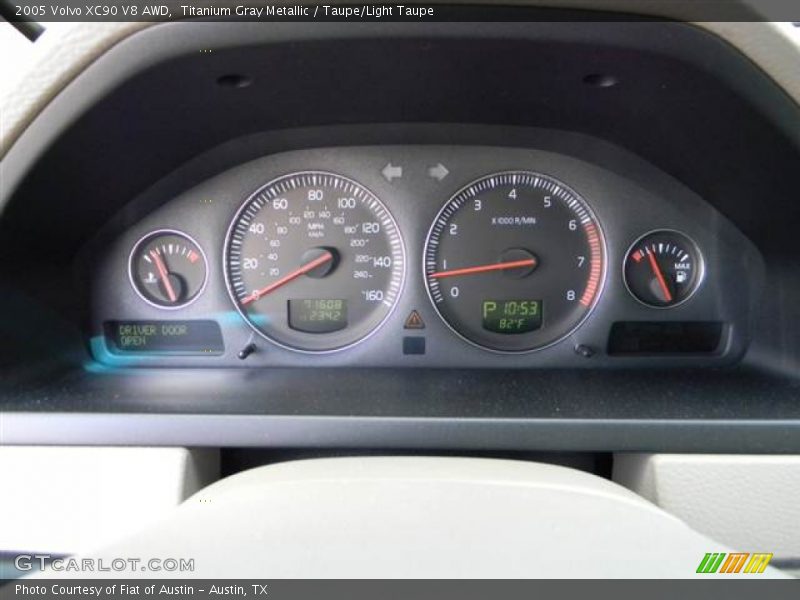 Titanium Gray Metallic / Taupe/Light Taupe 2005 Volvo XC90 V8 AWD