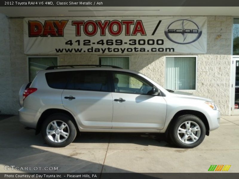 Classic Silver Metallic / Ash 2012 Toyota RAV4 V6 4WD