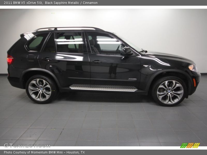 Black Sapphire Metallic / Cinnamon 2011 BMW X5 xDrive 50i