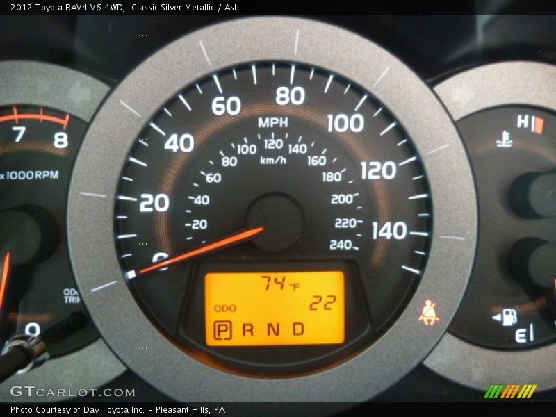 Classic Silver Metallic / Ash 2012 Toyota RAV4 V6 4WD