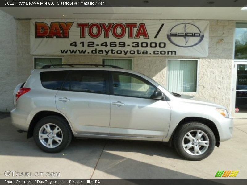 Classic Silver Metallic / Ash 2012 Toyota RAV4 I4 4WD