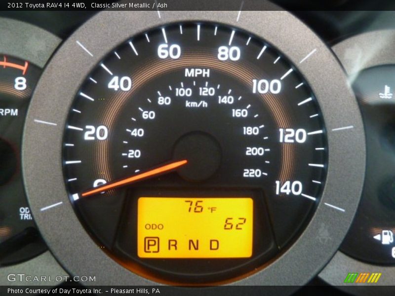 Classic Silver Metallic / Ash 2012 Toyota RAV4 I4 4WD